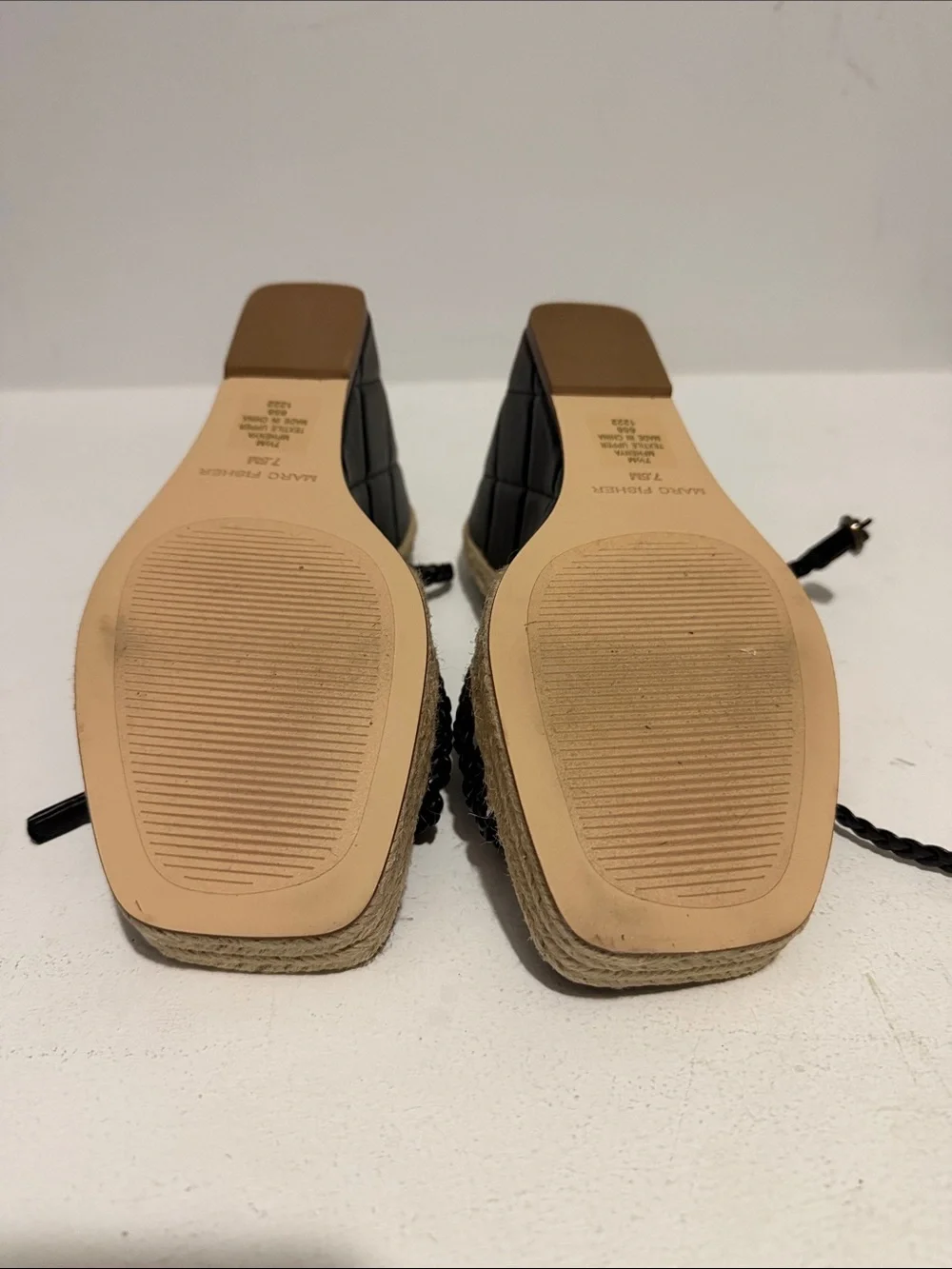 Marc Fisher braided leather